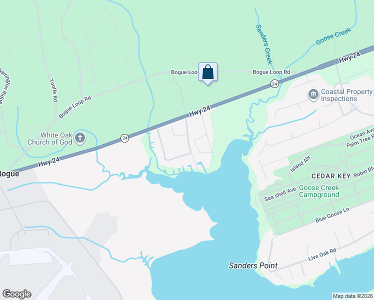 map of restaurants, bars, coffee shops, grocery stores, and more near 264 B J Taylor Road in Newport