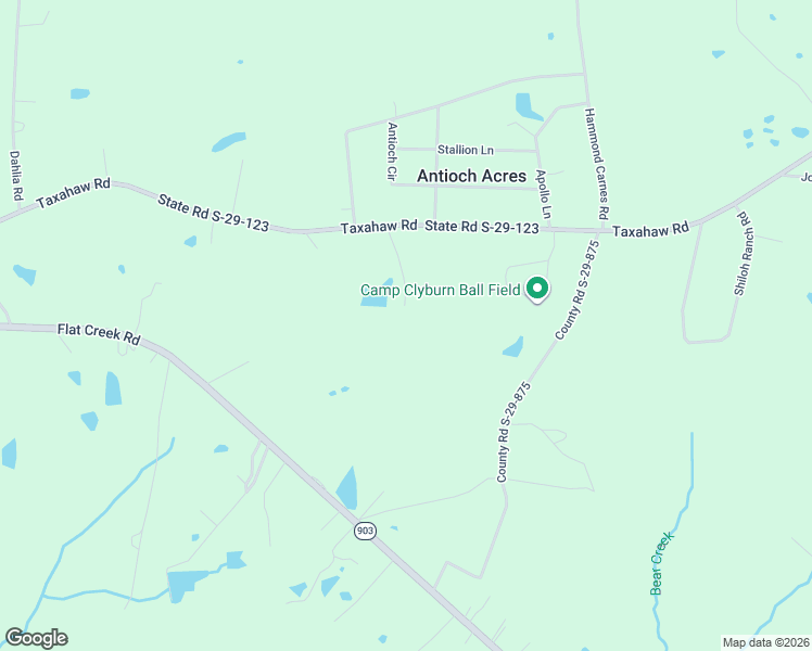 map of restaurants, bars, coffee shops, grocery stores, and more near 3580 Taxahaw Road in Lancaster