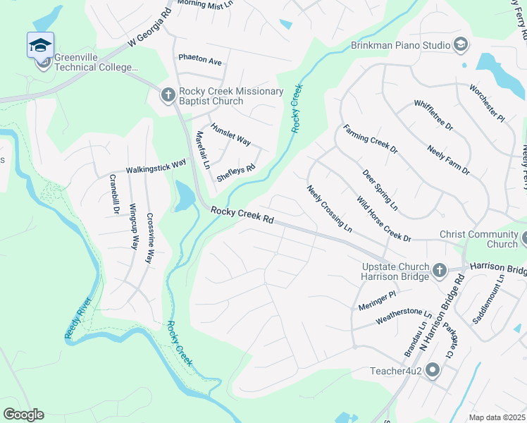 map of restaurants, bars, coffee shops, grocery stores, and more near 101 Brentmoor Place in Simpsonville