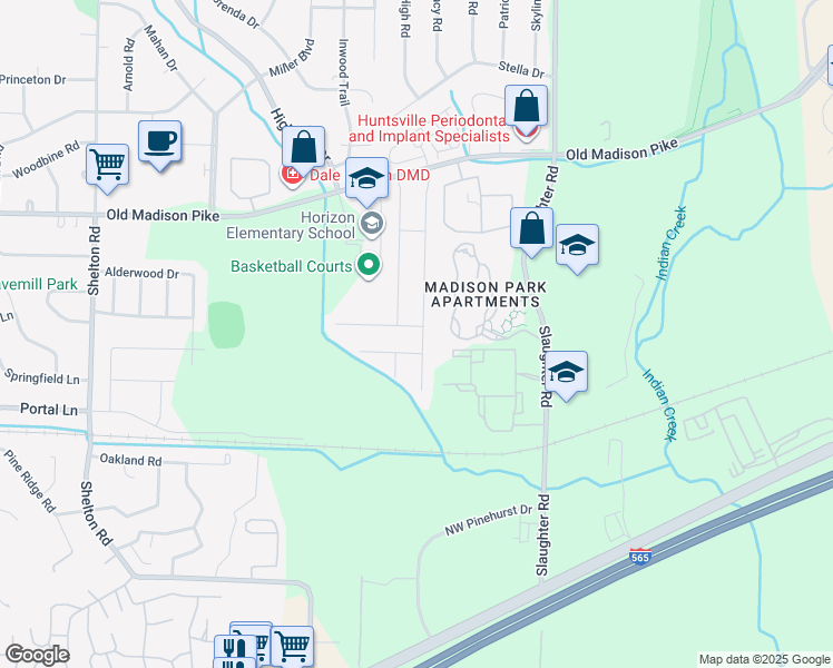 map of restaurants, bars, coffee shops, grocery stores, and more near 138 Morning Vista Drive in Madison
