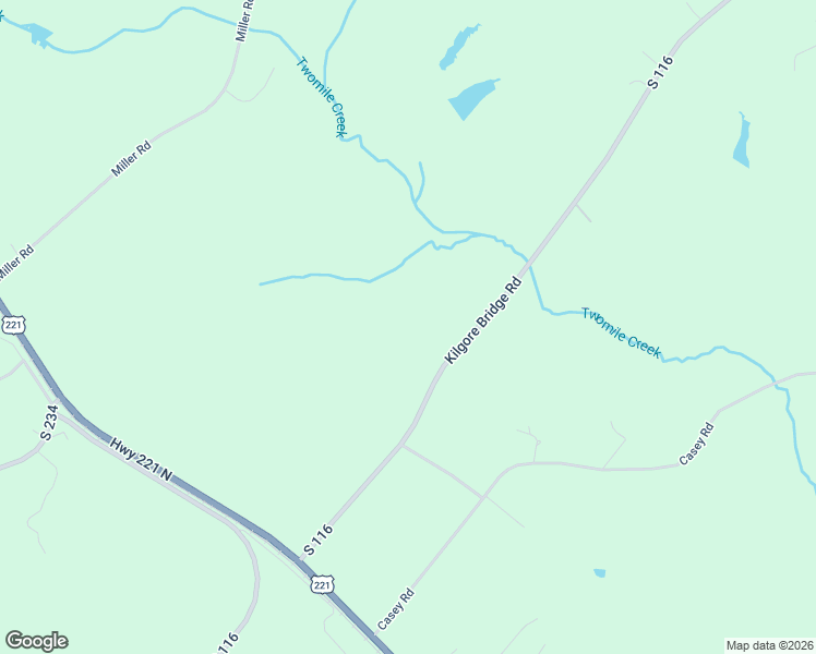 map of restaurants, bars, coffee shops, grocery stores, and more near 1630 Kilgore Bridge Road in Woodruff