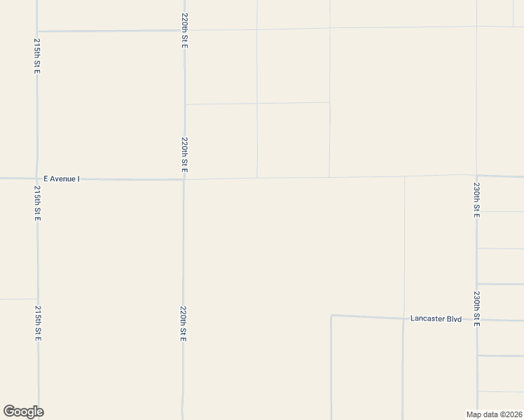 map of restaurants, bars, coffee shops, grocery stores, and more near 223rd Street East in Los Angeles County