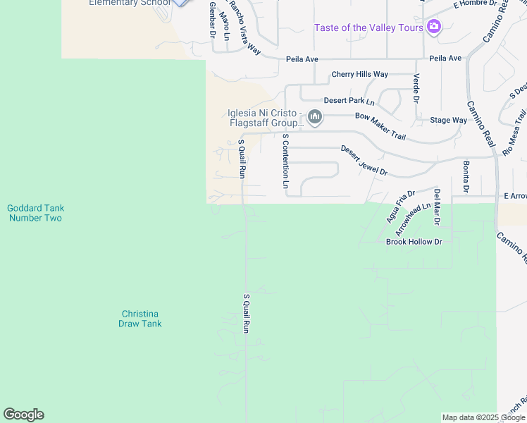 map of restaurants, bars, coffee shops, grocery stores, and more near in Cottonwood