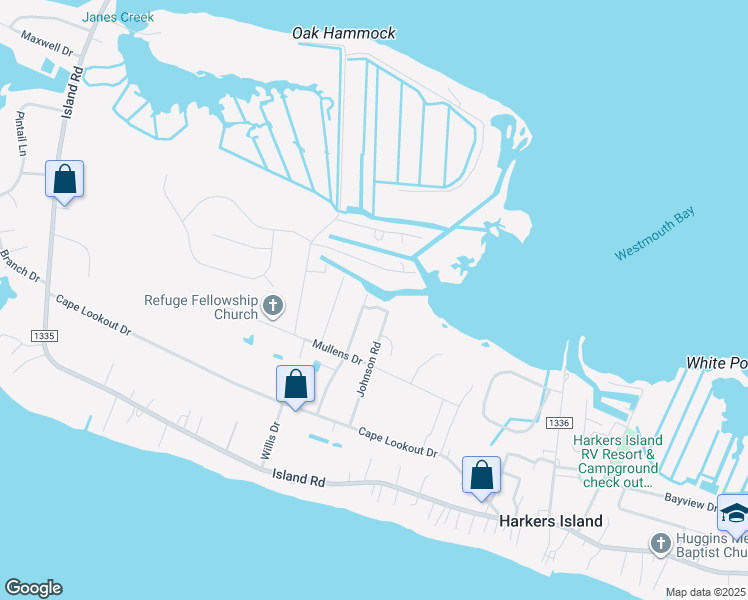 220 Mary Ella Road, Harkers Island NC Walk Score
