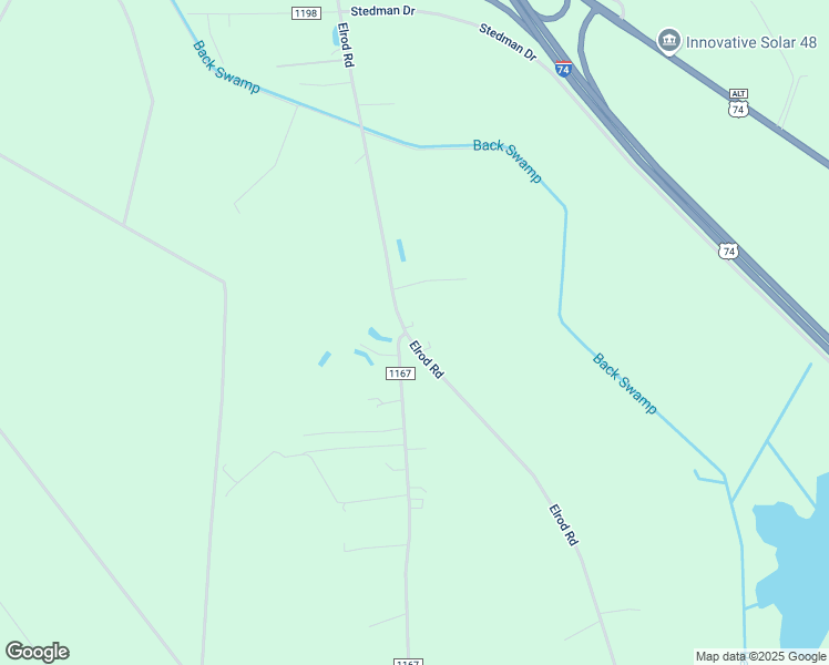 map of restaurants, bars, coffee shops, grocery stores, and more near 1113 Elrod Road in Maxton