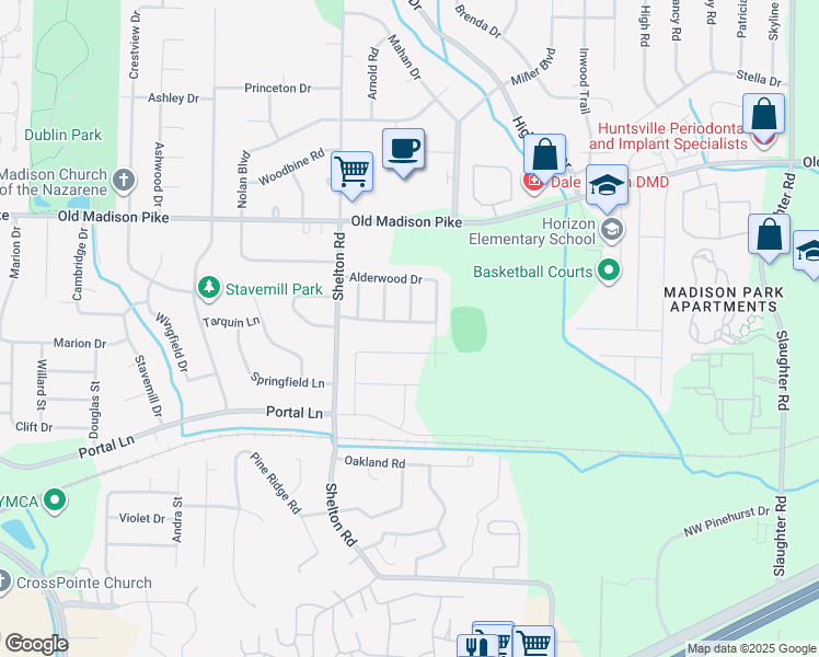 map of restaurants, bars, coffee shops, grocery stores, and more near 126 Forest Glade Drive in Madison