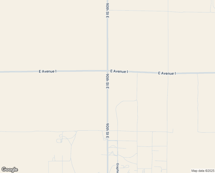 map of restaurants, bars, coffee shops, grocery stores, and more near 90th Street East in Lancaster