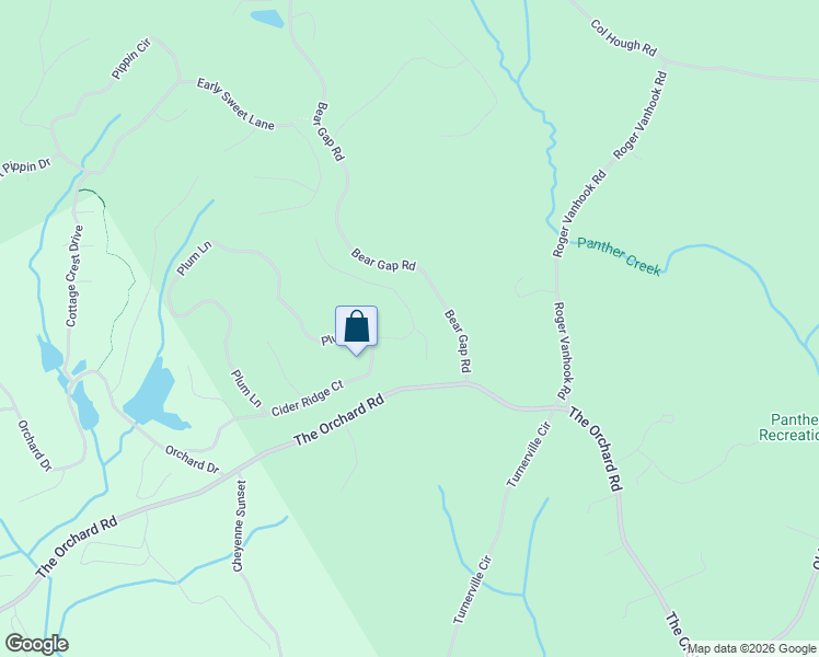 map of restaurants, bars, coffee shops, grocery stores, and more near 919-924 Cider Ridge in Clarkesville