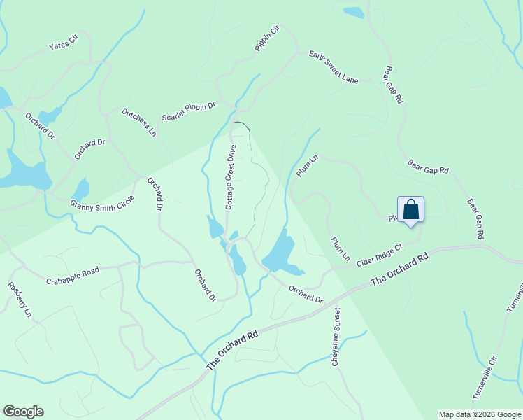 map of restaurants, bars, coffee shops, grocery stores, and more near 450-494 Rome Beauty Ln in Clarkesville