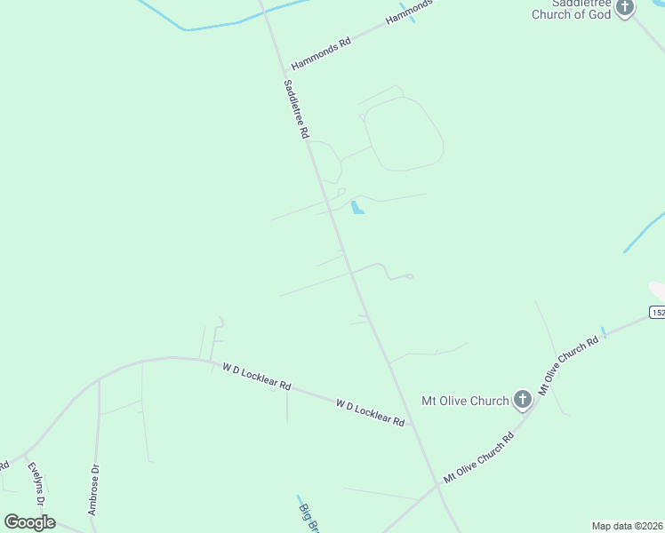 map of restaurants, bars, coffee shops, grocery stores, and more near 3223 Saddletree Road in Lumberton