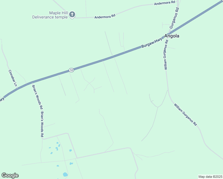 map of restaurants, bars, coffee shops, grocery stores, and more near 5703 Burgaw Highway in Maple Hill