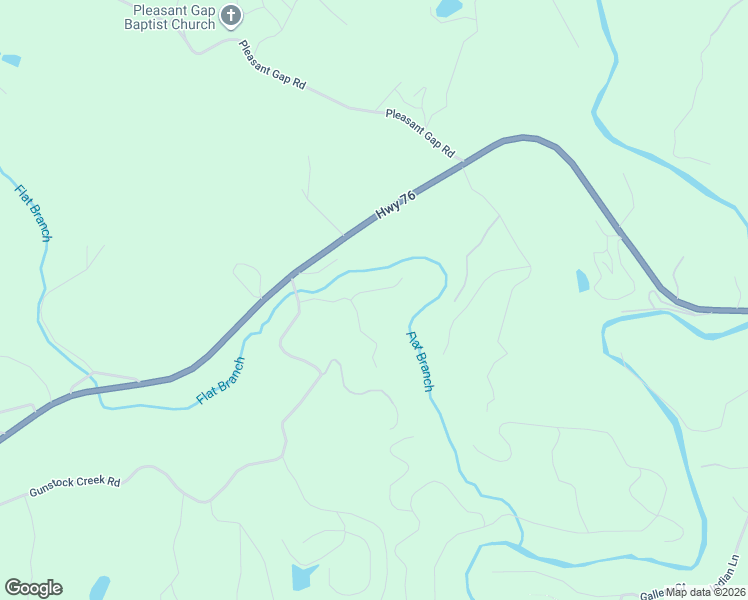 map of restaurants, bars, coffee shops, grocery stores, and more near 34 Thornwood Lane in Ellijay