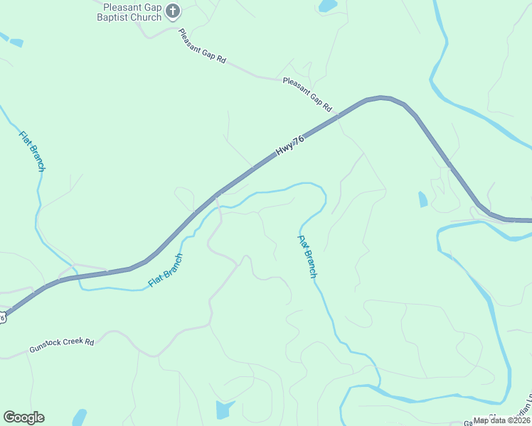 map of restaurants, bars, coffee shops, grocery stores, and more near 34 Thornwood Lane in Ellijay