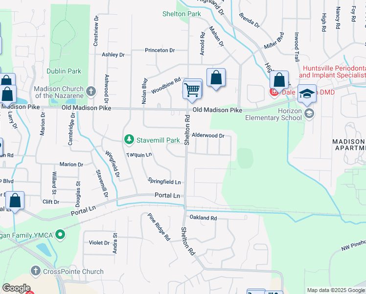 map of restaurants, bars, coffee shops, grocery stores, and more near 126 Malor Circle in Madison