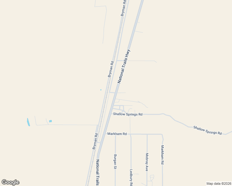 map of restaurants, bars, coffee shops, grocery stores, and more near 10058 Chatsworth Road in Helendale