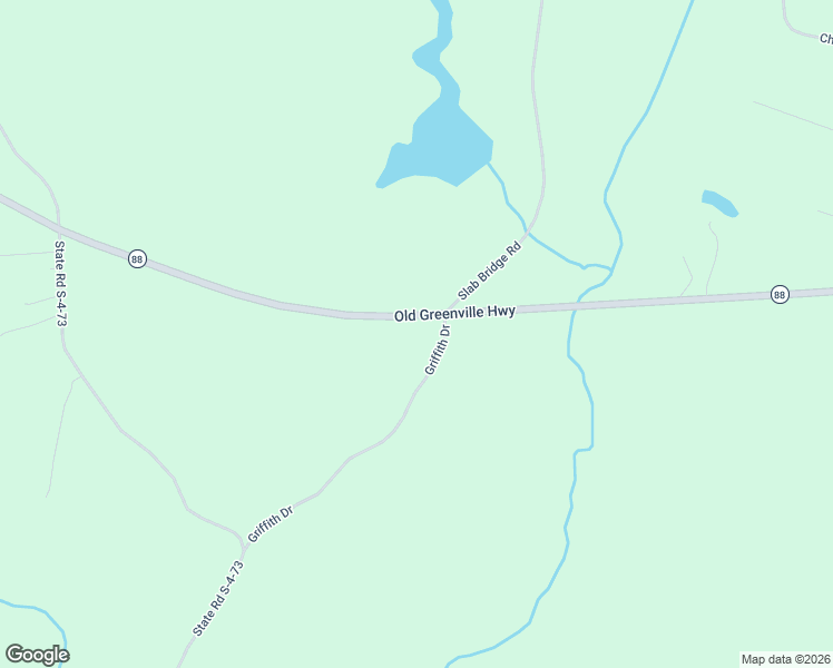 map of restaurants, bars, coffee shops, grocery stores, and more near 110 Griffith Drive in Liberty