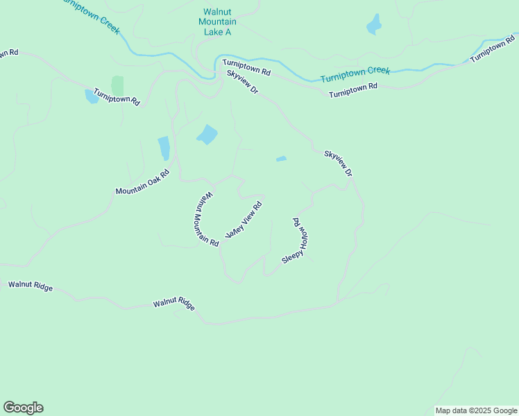 map of restaurants, bars, coffee shops, grocery stores, and more near 196 Valley View Road in Ellijay