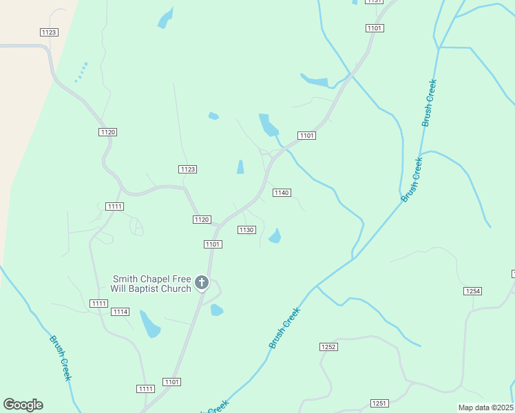 map of restaurants, bars, coffee shops, grocery stores, and more near 1-99 County Road 1140 in Booneville