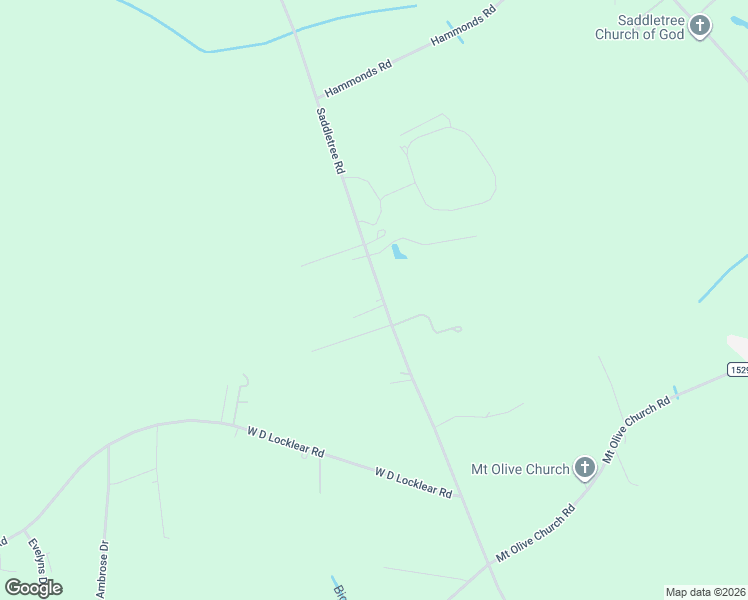 map of restaurants, bars, coffee shops, grocery stores, and more near 3223 Saddletree Road in Lumberton