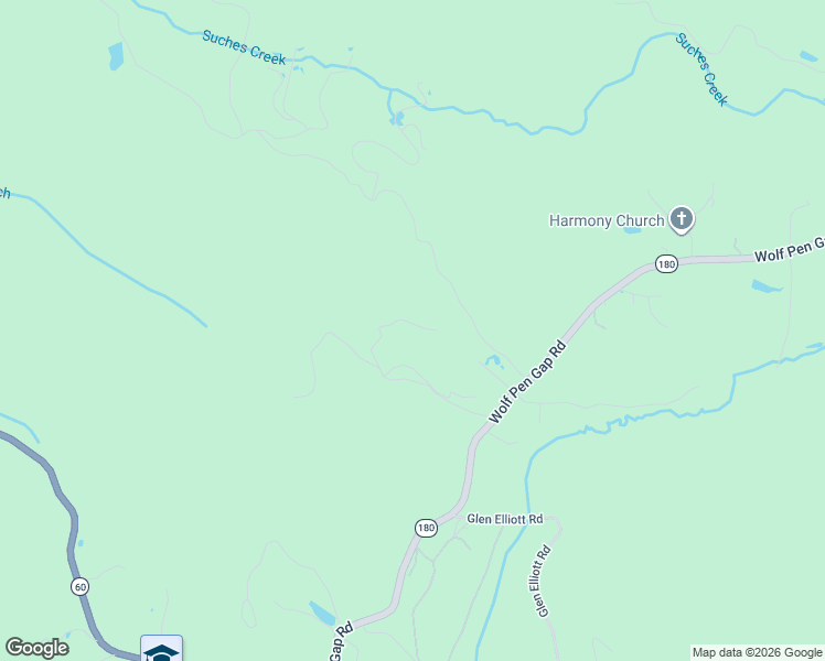 map of restaurants, bars, coffee shops, grocery stores, and more near 176 Abercrombie Road in Suches