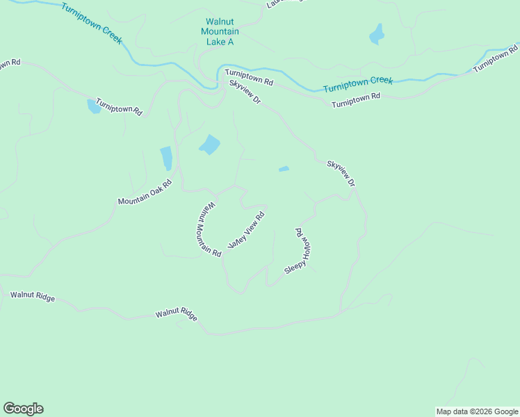 map of restaurants, bars, coffee shops, grocery stores, and more near 196 Valley View Road in Ellijay