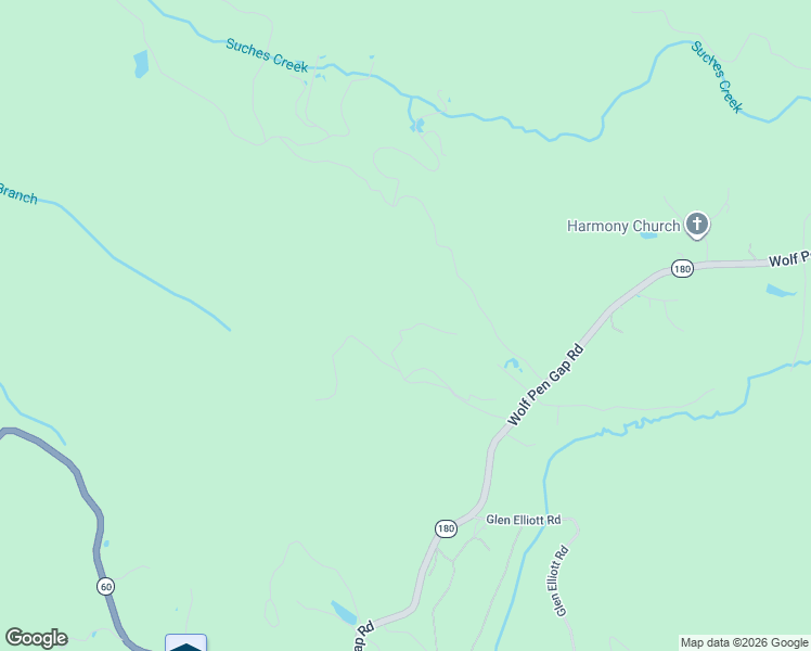 map of restaurants, bars, coffee shops, grocery stores, and more near 142 Abercrombie Road in Suches