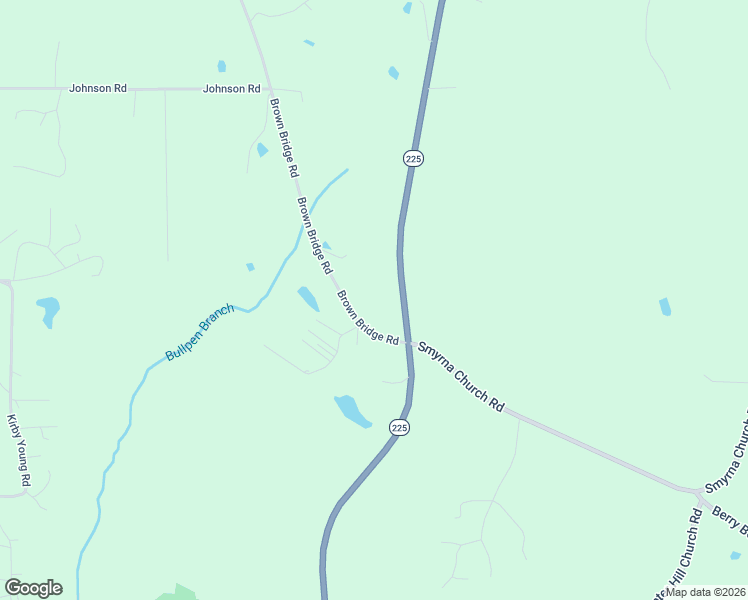 map of restaurants, bars, coffee shops, grocery stores, and more near 119 Brown Bridge Road in Chatsworth