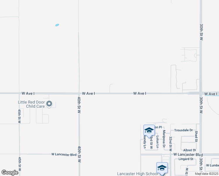 map of restaurants, bars, coffee shops, grocery stores, and more near 37th Street in Lancaster