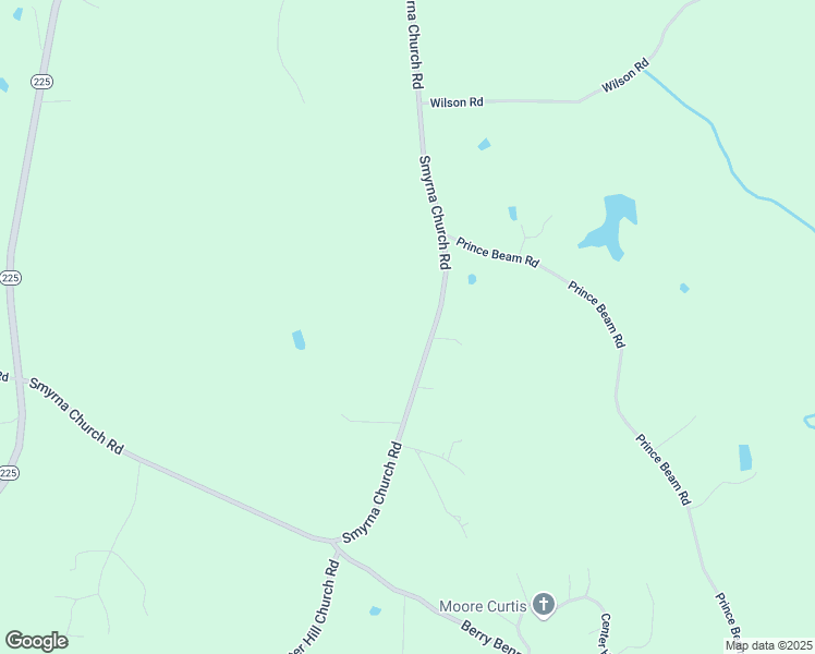 map of restaurants, bars, coffee shops, grocery stores, and more near 4605 Smyrna Church Road in Chatsworth