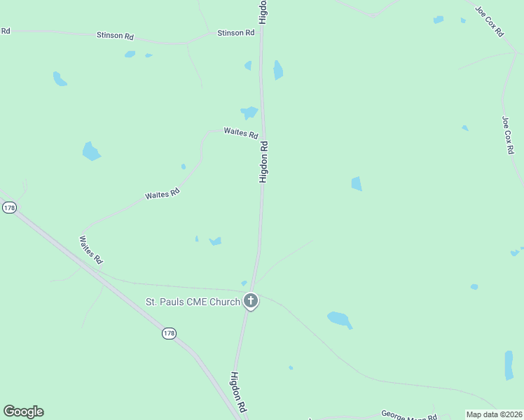 map of restaurants, bars, coffee shops, grocery stores, and more near 4700-5018 Higdon Road in Potts Camp