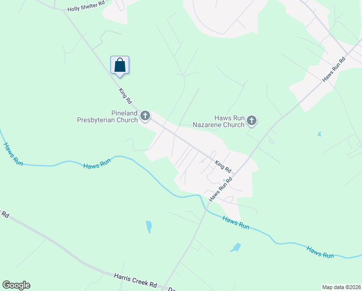 map of restaurants, bars, coffee shops, grocery stores, and more near 166 King Rd in Jacksonville