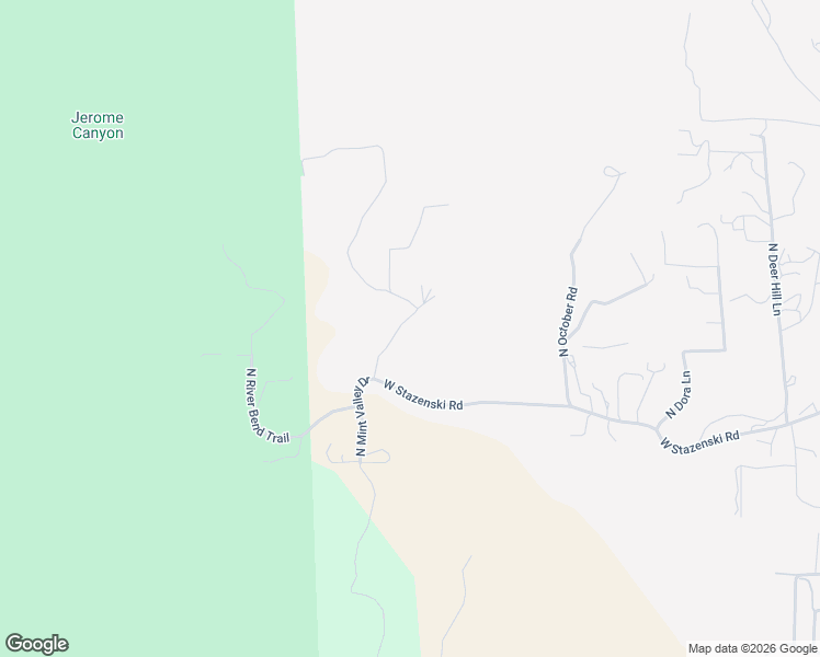 map of restaurants, bars, coffee shops, grocery stores, and more near 11155 North Dove Tail Road in Prescott