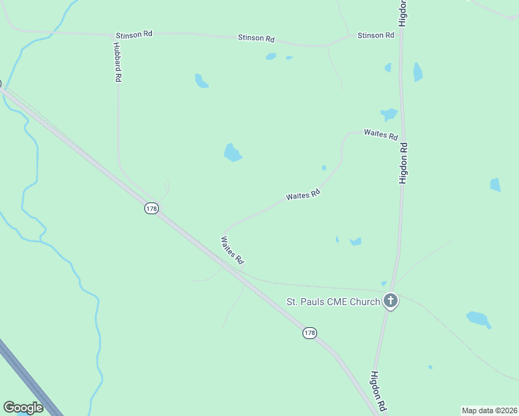 map of restaurants, bars, coffee shops, grocery stores, and more near 175 Waites Rd in Holly Springs