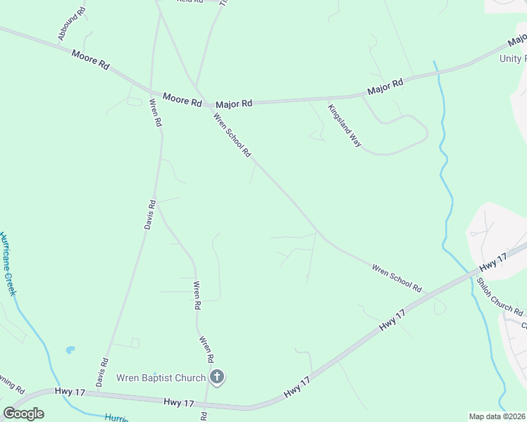 map of restaurants, bars, coffee shops, grocery stores, and more near 201 Wren School Road in Piedmont