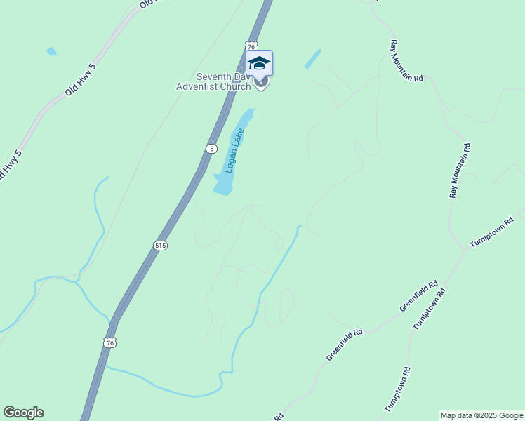 map of restaurants, bars, coffee shops, grocery stores, and more near 11 Oakridge Drive in Ellijay
