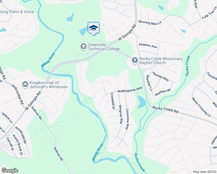 map of restaurants, bars, coffee shops, grocery stores, and more near 304 Schooner Court in Simpsonville
