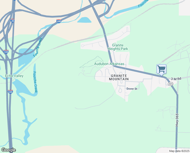 map of restaurants, bars, coffee shops, grocery stores, and more near 911 Hayes Drive in Little Rock