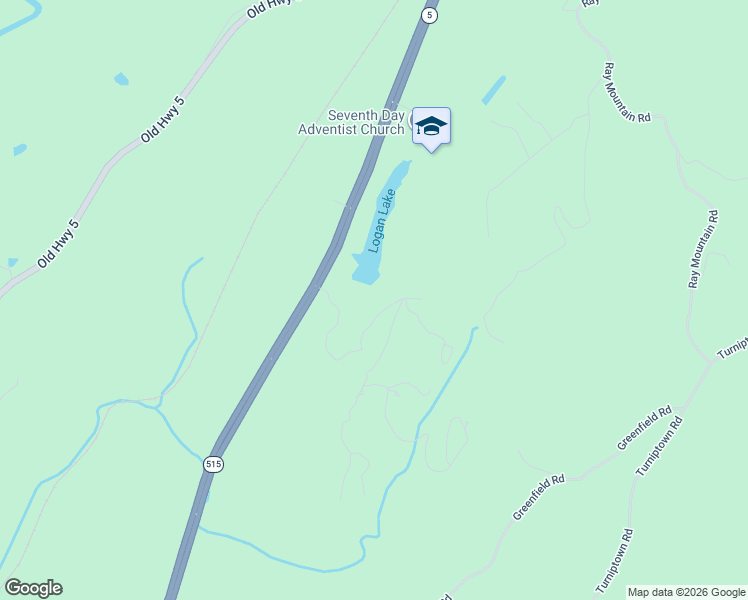 map of restaurants, bars, coffee shops, grocery stores, and more near 345 Oak Ridge Road in Ellijay