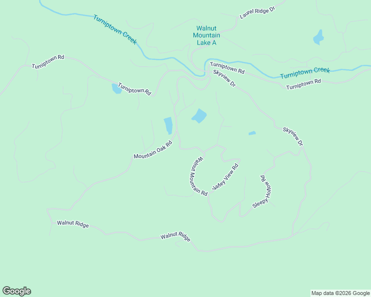 map of restaurants, bars, coffee shops, grocery stores, and more near Walnut Mountain Road in Ellijay
