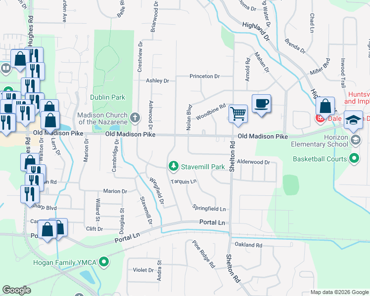 map of restaurants, bars, coffee shops, grocery stores, and more near 707 Cardinal Avenue in Madison