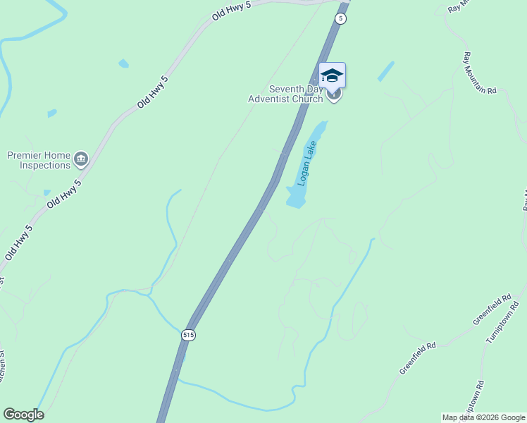 map of restaurants, bars, coffee shops, grocery stores, and more near 84-98 Oak Ridge Road in Ellijay