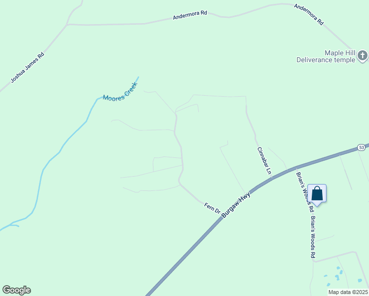 map of restaurants, bars, coffee shops, grocery stores, and more near 202 Fern Drive in Maple Hill