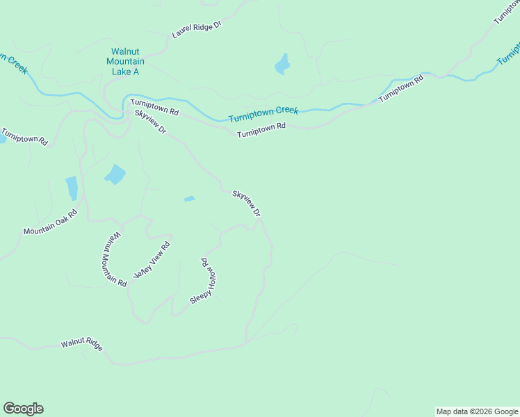 map of restaurants, bars, coffee shops, grocery stores, and more near 595 Skyview Drive in Ellijay