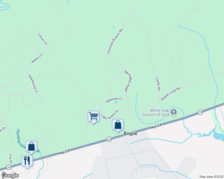 map of restaurants, bars, coffee shops, grocery stores, and more near 333-399 Barrington Ridge in Newport