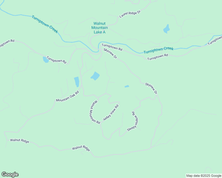 map of restaurants, bars, coffee shops, grocery stores, and more near 104 Pine Ridge Road in Ellijay