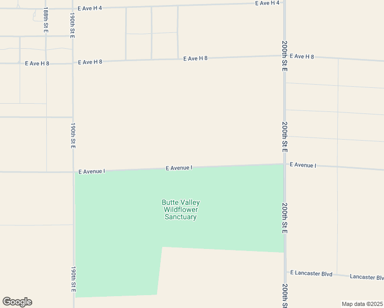 map of restaurants, bars, coffee shops, grocery stores, and more near East Avenue I in Lancaster