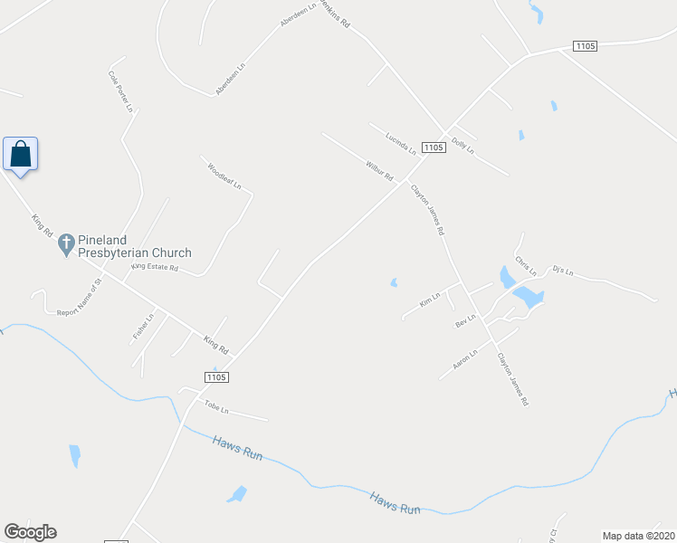 map of restaurants, bars, coffee shops, grocery stores, and more near 751 Haws Run Road in Jacksonville