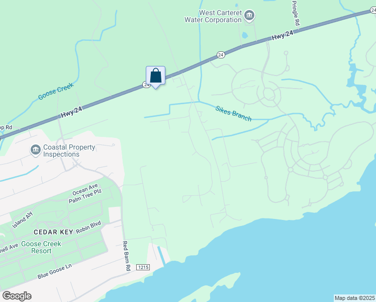 map of restaurants, bars, coffee shops, grocery stores, and more near 402 Sealife Court in Newport