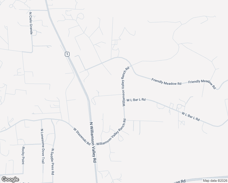 map of restaurants, bars, coffee shops, grocery stores, and more near 4080 Chuckwalla Road in Prescott