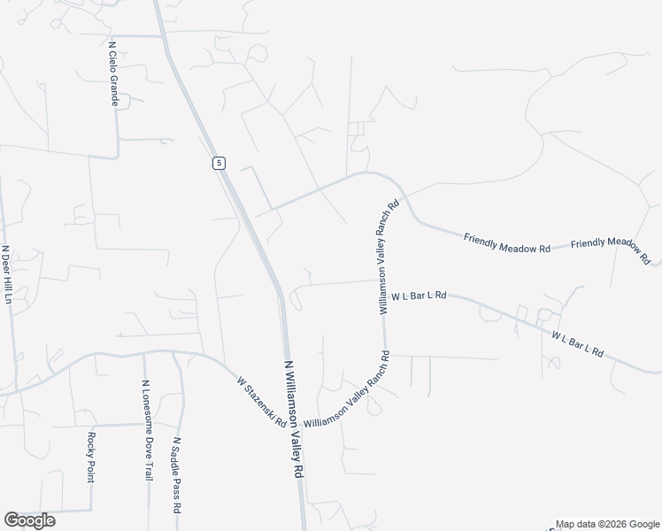 map of restaurants, bars, coffee shops, grocery stores, and more near 4080 Chuckwalla Road in Prescott